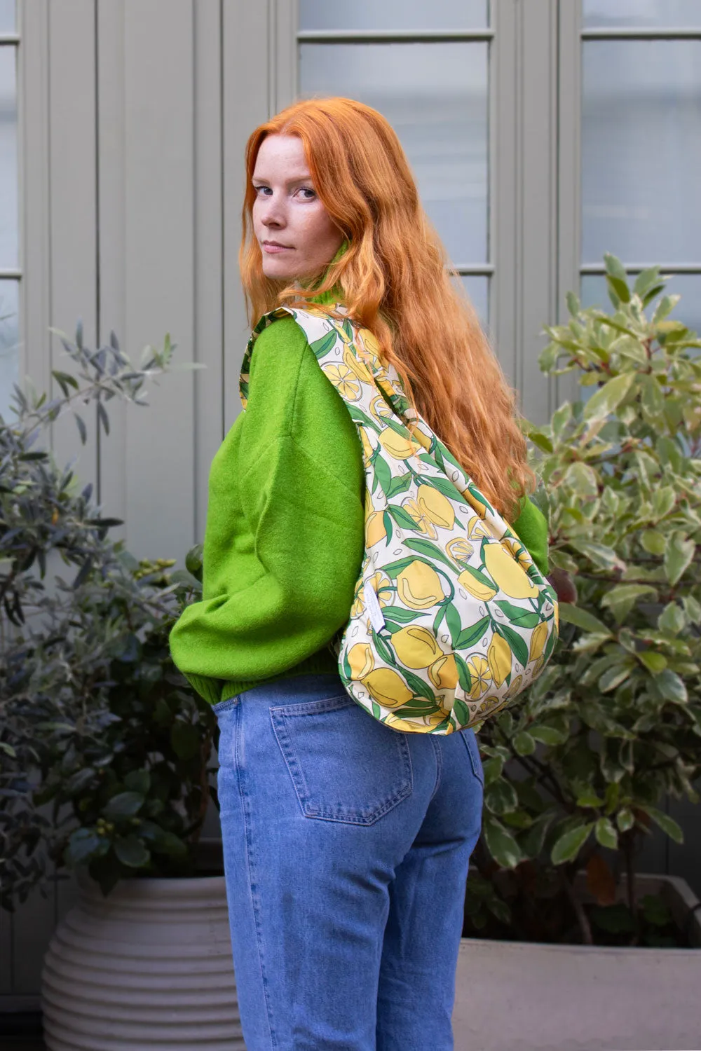Kind Bag Lemons handlenett medium sitronmønster