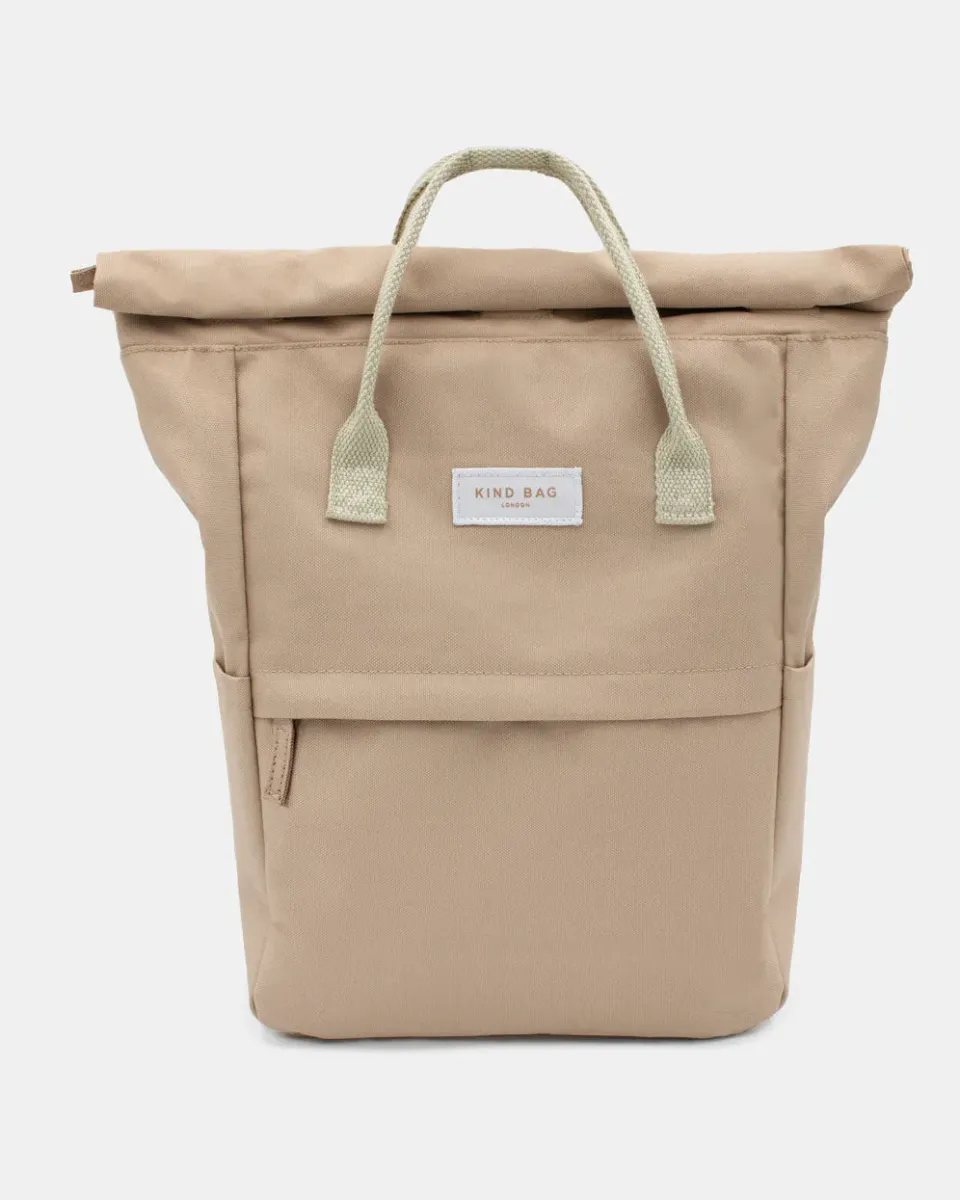 Kind Bag Hackney Medium ryggsekk beige vannavstøtende
