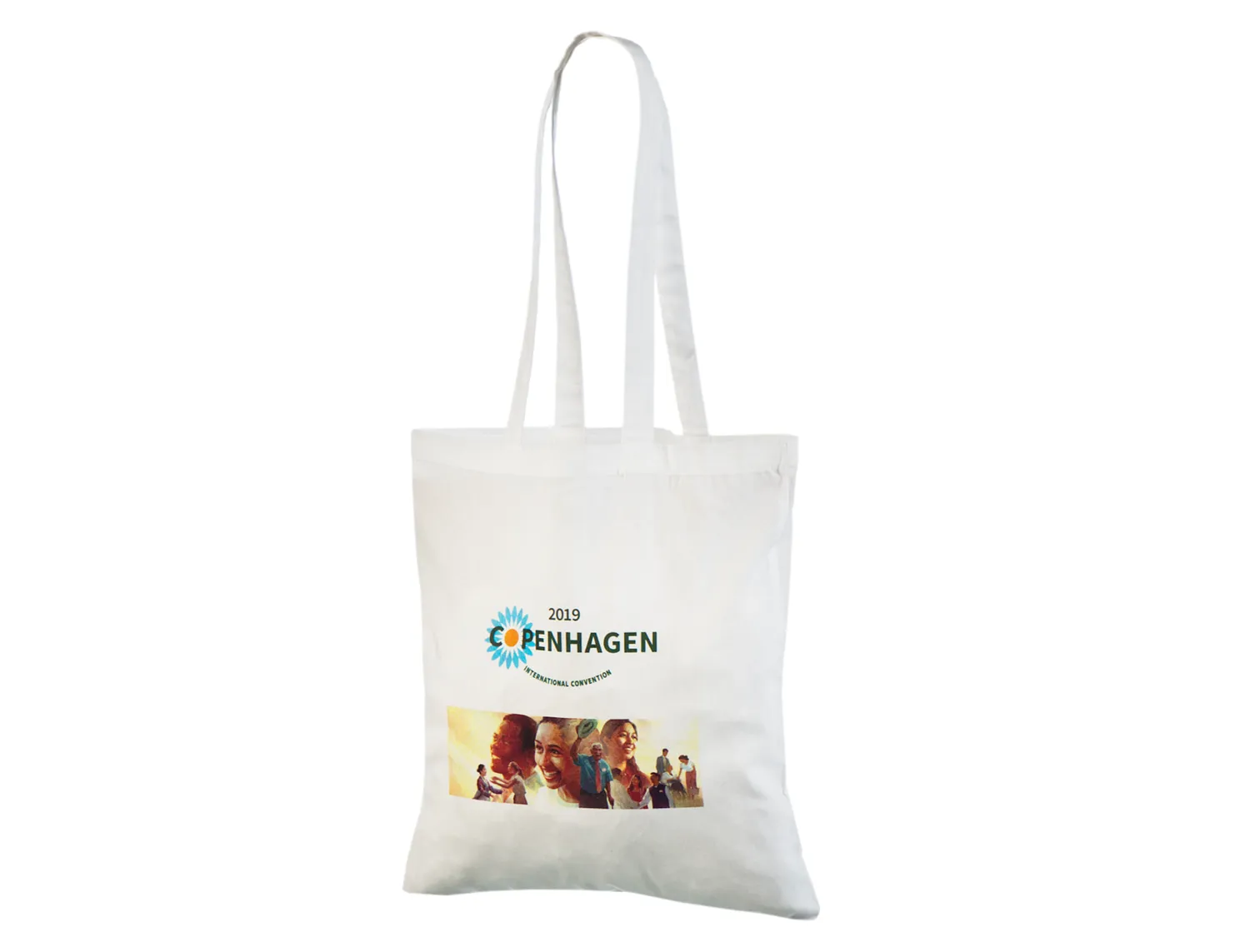 Handlenett CotWhite3842 handlenett hvitt bomull 38x42 cm