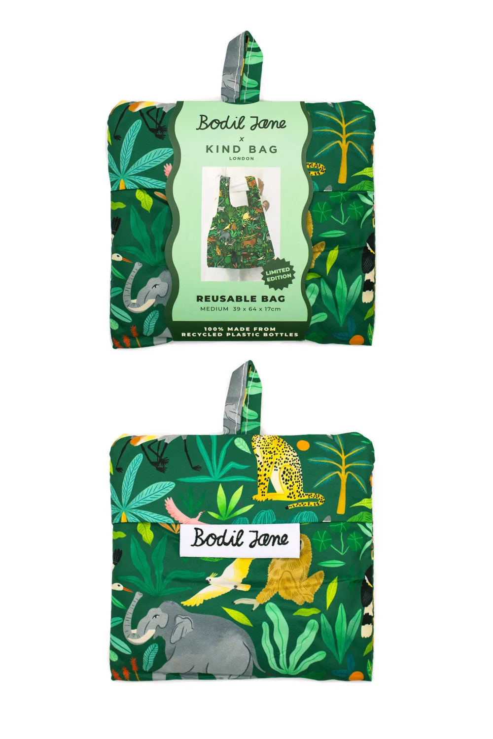 Kind Bag Bodil Jane Wildlife handlenett gjenbrukbart 20 kg