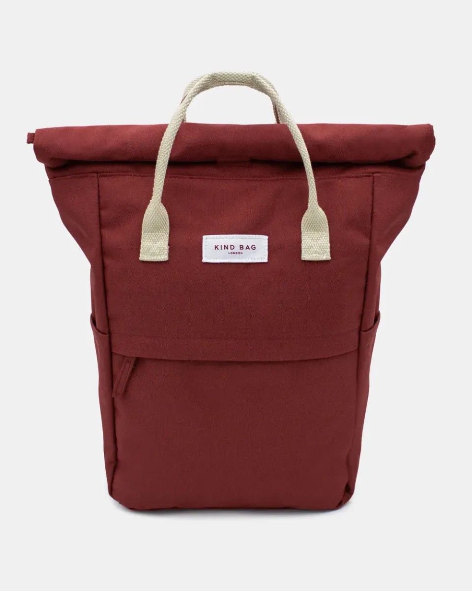 Kind Bag Hackney Backpack Medium ryggsekk burgundy vanntett