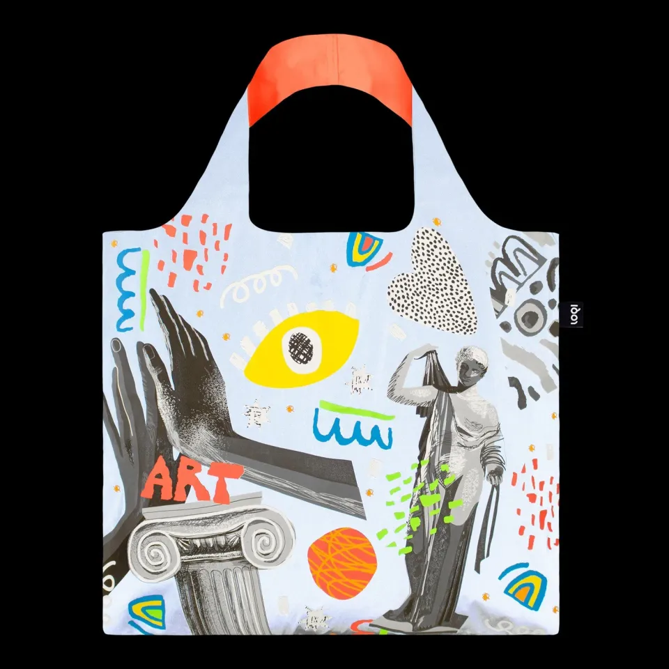LOQI Classic Art Reflective handlenett reflekterende