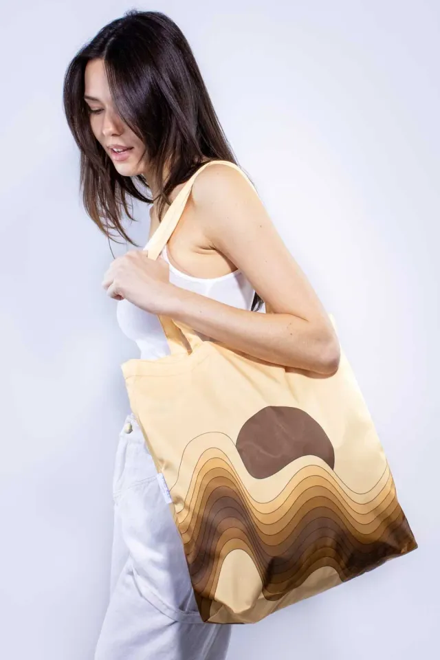 Kind Bag Caramel Waves toteveske resirkulert