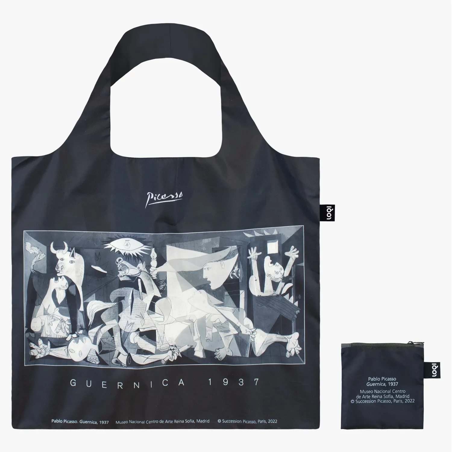 LOQI Pablo Picasso Guernica handlenett resirkulert