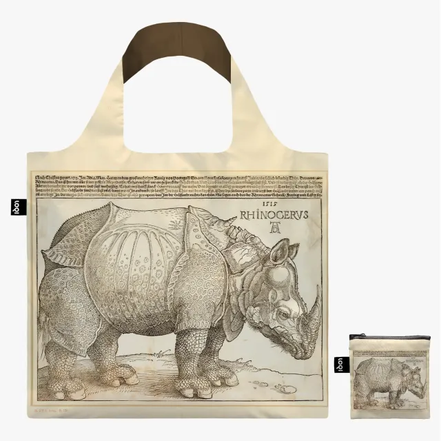 LOQI Dürer Rhinocerus handlenett kunsttrykk