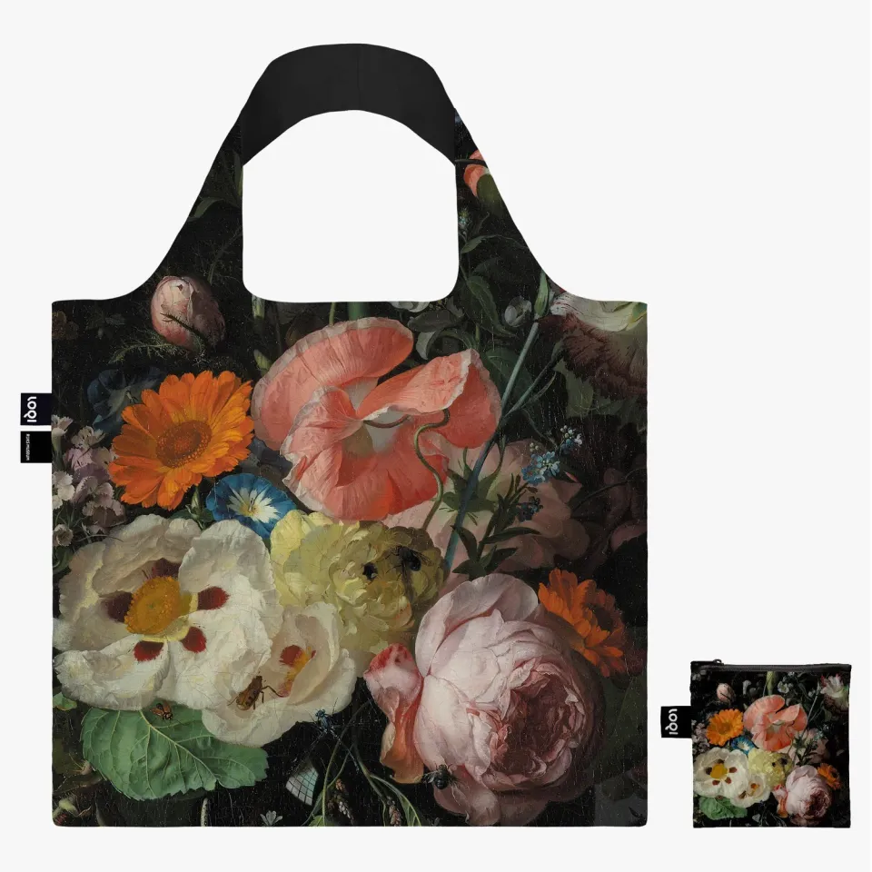 LOQI Rachel Ruysch Still Life handlenett blomster