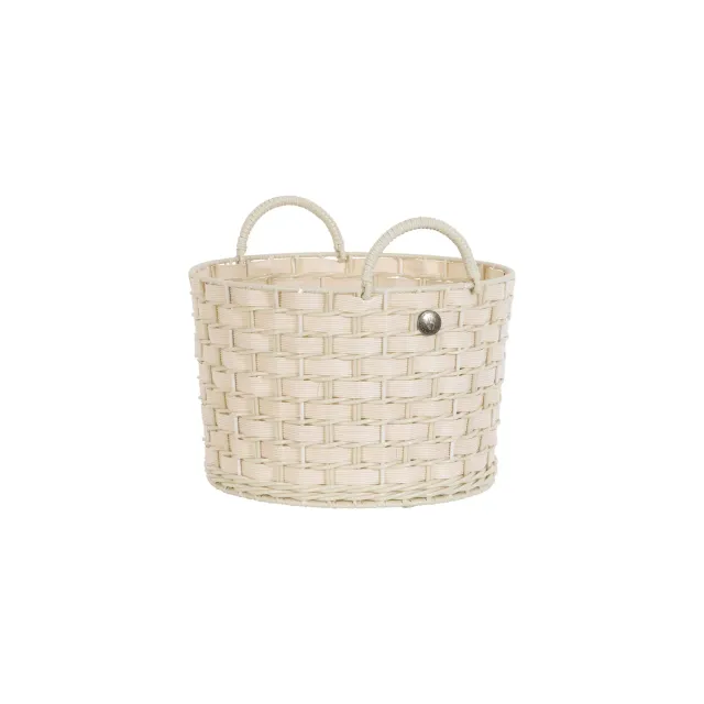 Handed By Willow oppbevaringskurv champagne small rund