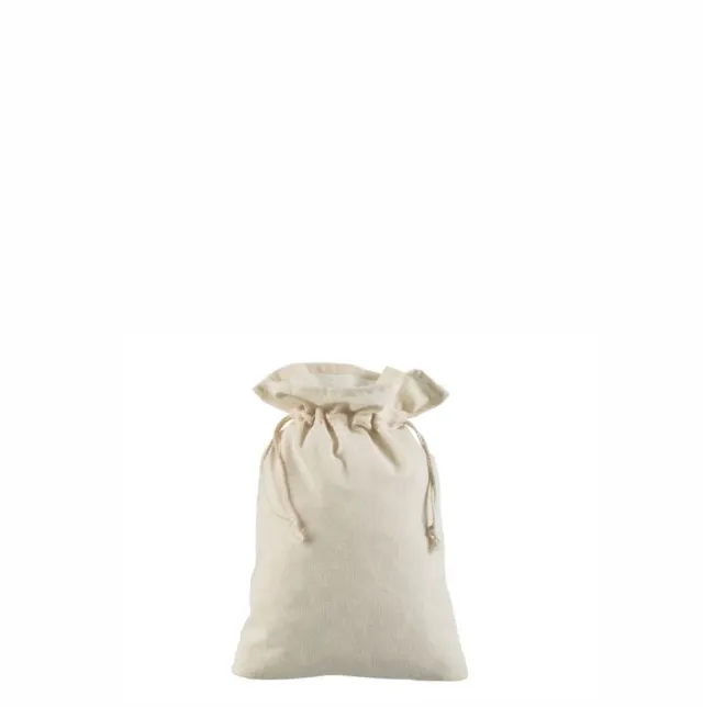 Handlenett Stringpouch_2030_uk bomullspose naturhvit 20×30 cm