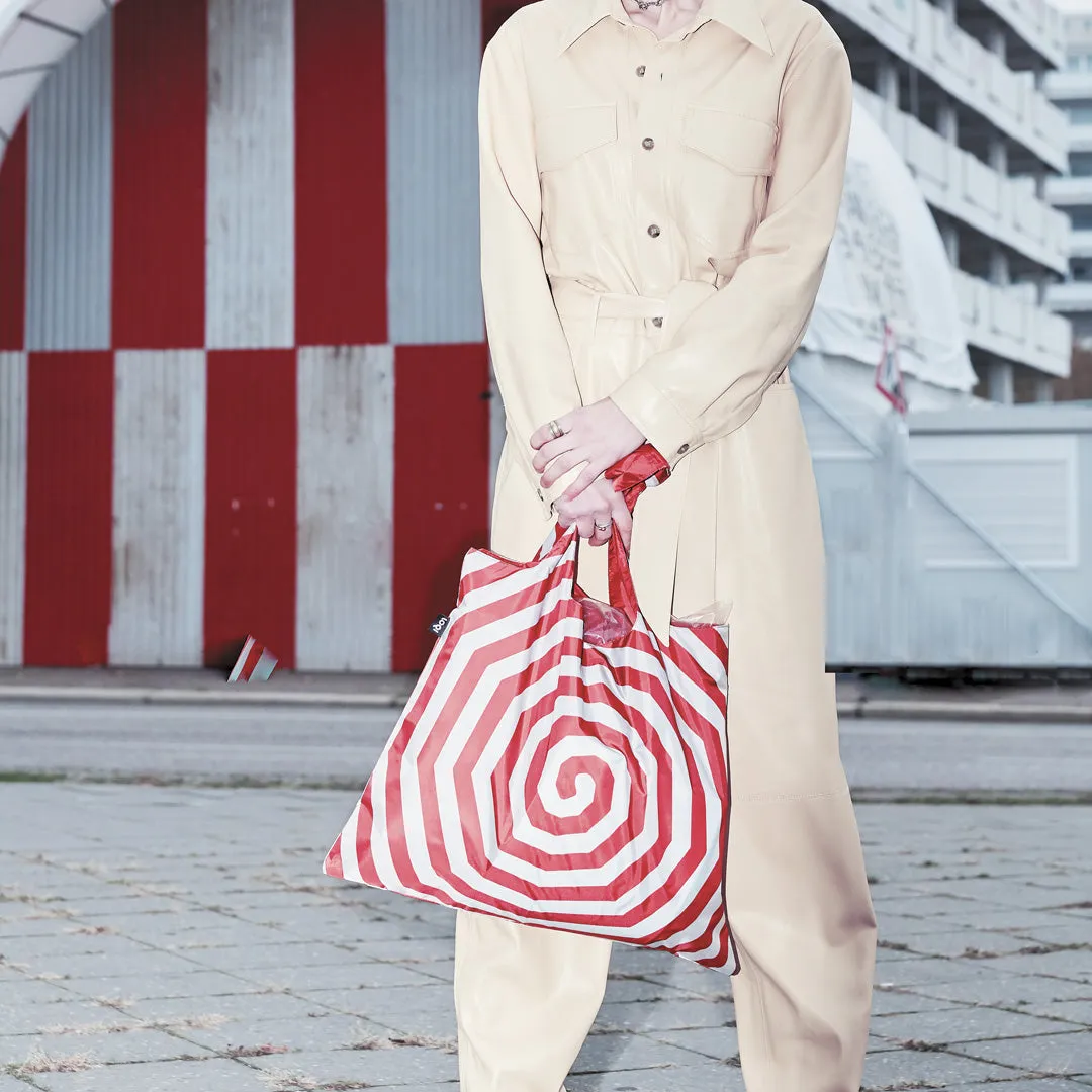 LOQI Louise Bourgeois Spirals Red handlenett rødt