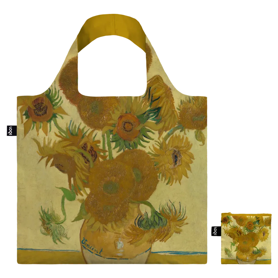 LOQI Van Gogh Sunflowers in a Vase handlenett resirkulert