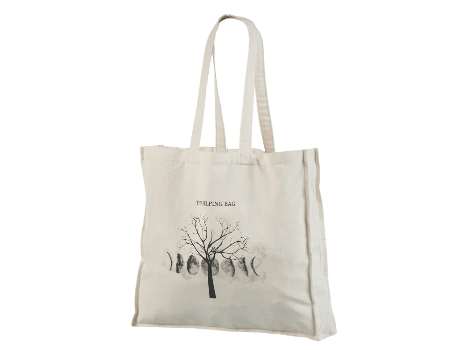 Handlenett Cotnat50x38+14 handlenett naturhvit stor 50 cm