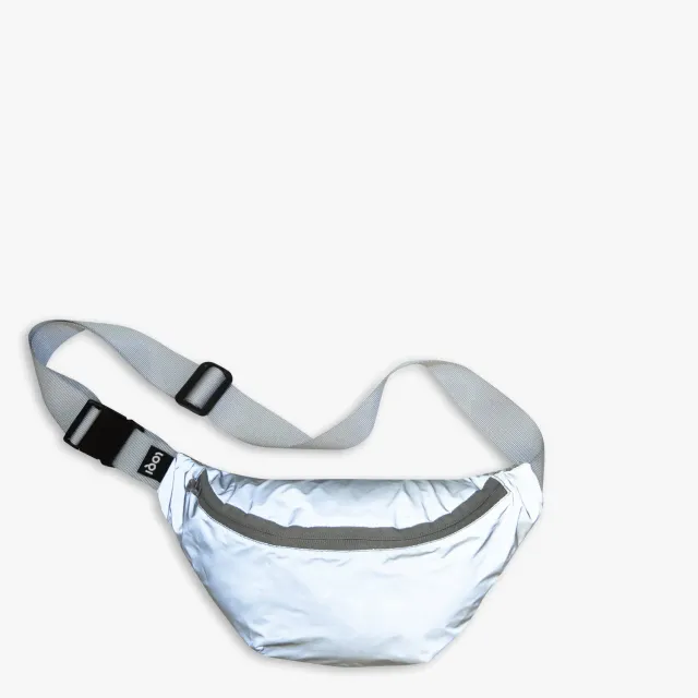 LOQI Reflective rumpetaske sølv reflekterende