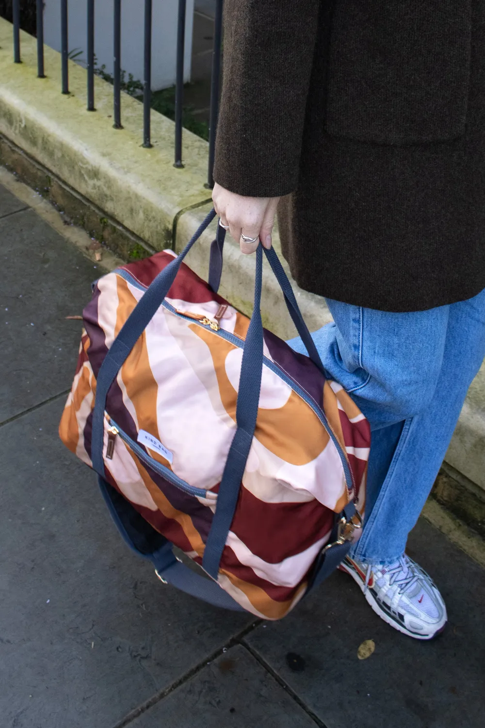 Kind Bag Weekender Abstract Caramel kabinbag beige
