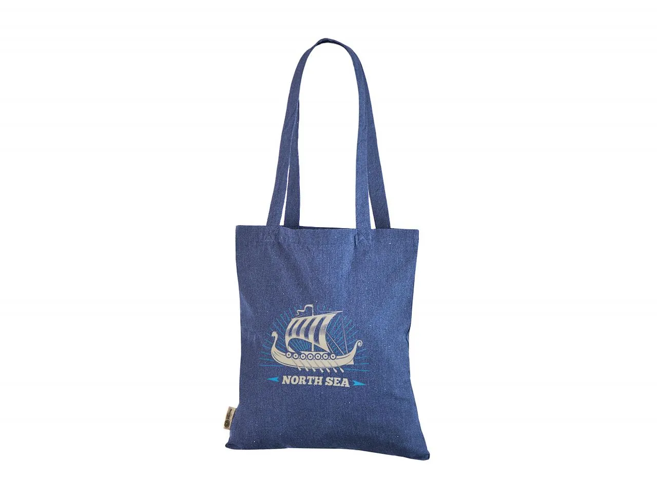 Handlenett Jeansblue 3842 handlenett blå 38x42 cm resirkulert