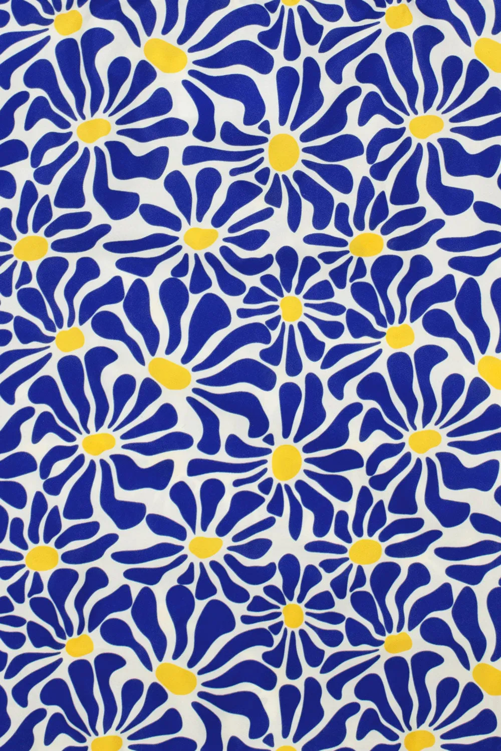 Kind Bag Abstract Flowers Blue handlepose medium 20 kg