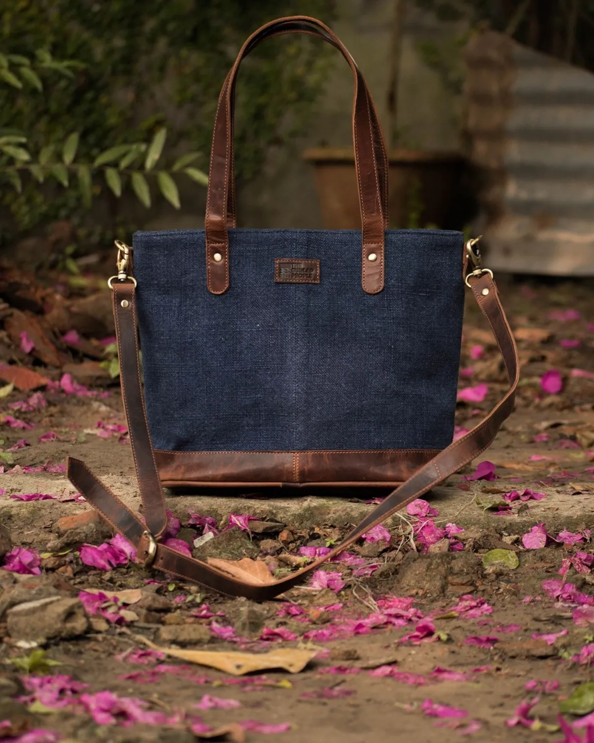 The Burlap People Lil Boss Lady håndveske liten