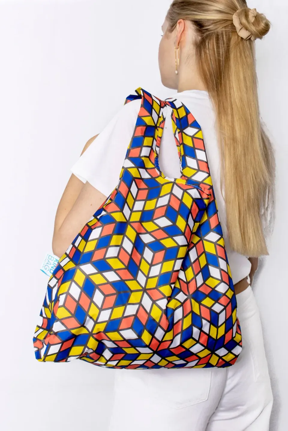 Kind Bag Cubes Medium handlenett flerfarget gjenbrukbar