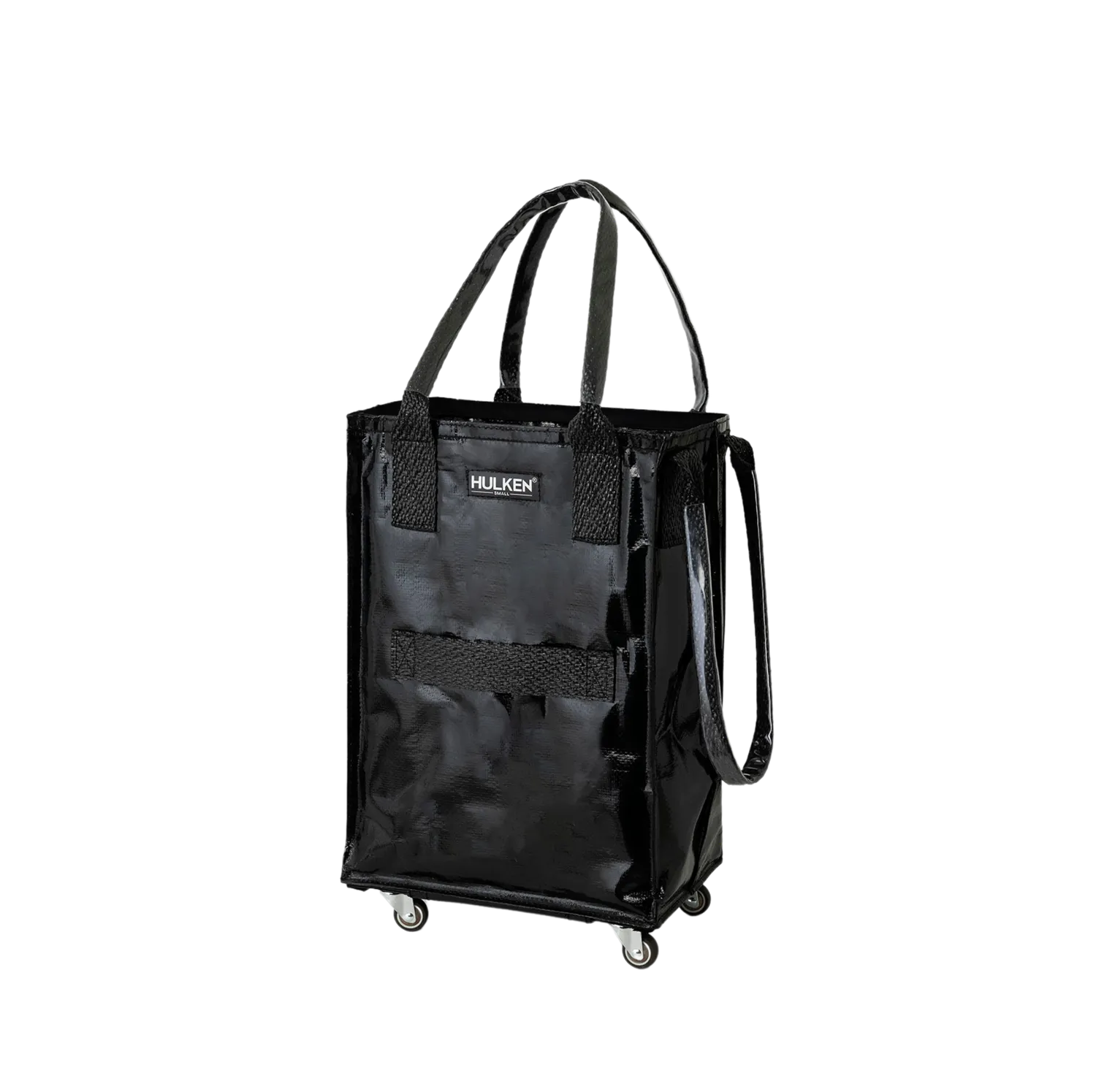 Hulken Black trillebag svart med hjul sammenleggbar