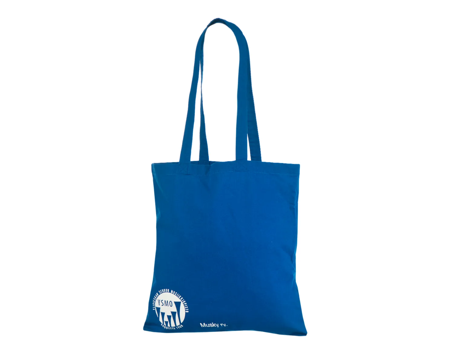 Handlenett CotBlue3842 handlenett blå 38x42 cm bomull