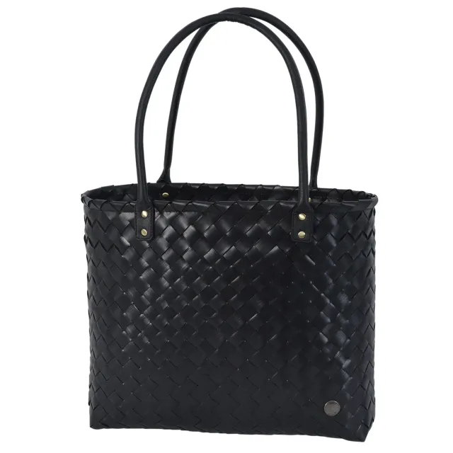 Handed By Grace shopper svart resirkulert med innerpose