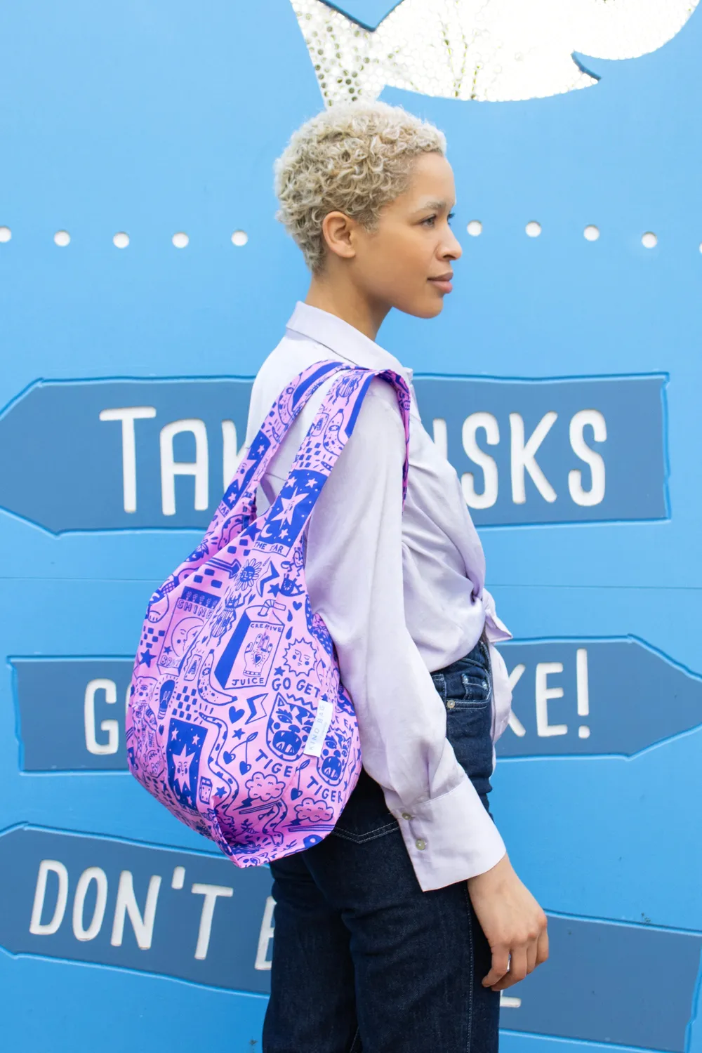Kind Bag Amy Hastings Go Get Em Tiger handlenett medium