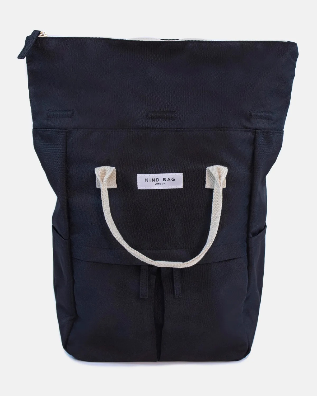 Kind Bag Hackney Medium backpack pebble black vanntett