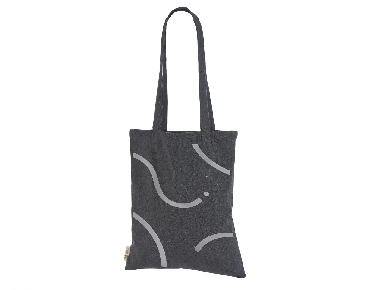 Handlenett Charcoalmel 3842 handlenett mørkegrå 38x42 resirkulert
