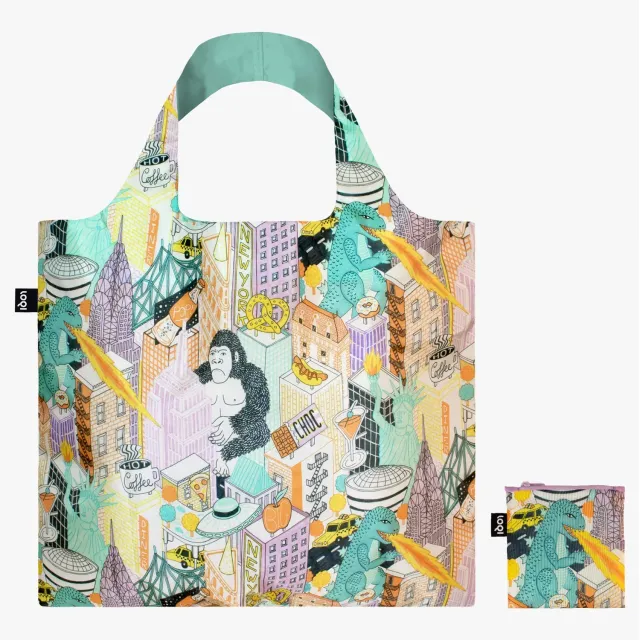 LOQI Jacqueline Colley Pop Culture New York handlenett resirkulert