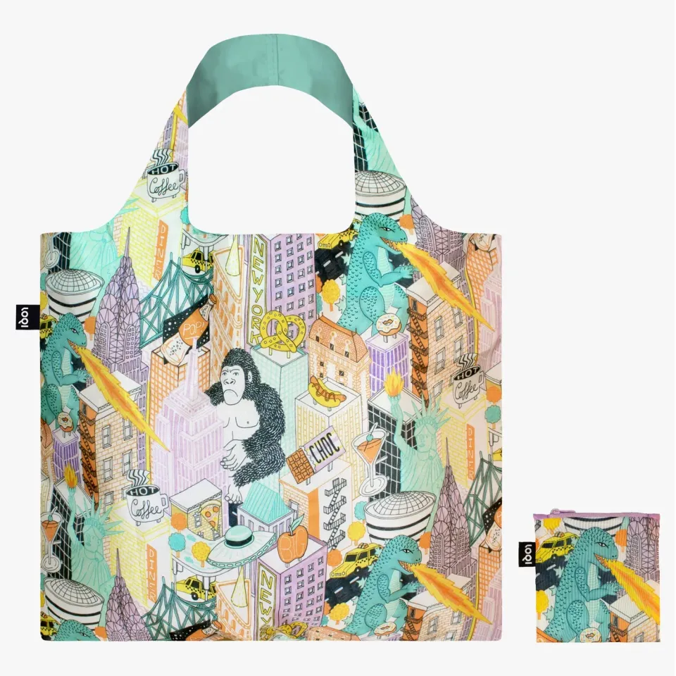 LOQI Jacqueline Colley Pop Culture New York handlenett resirkulert