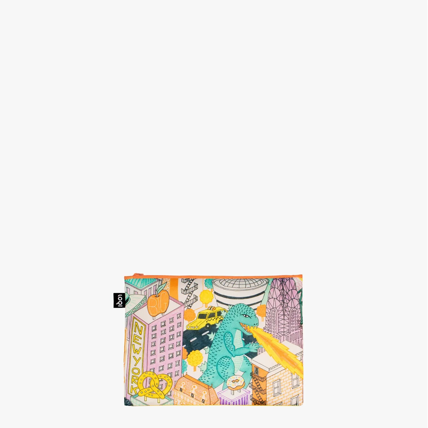 LOQI Jacqueline Colley New York glidelåsmapper 3-pk
