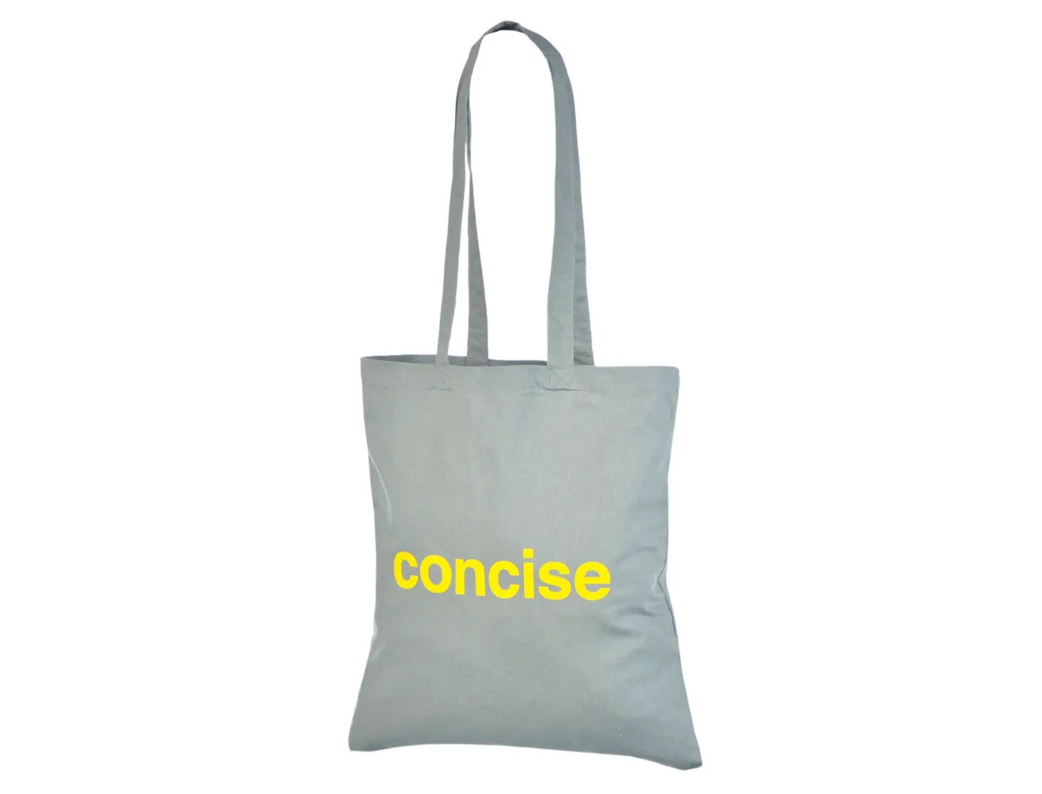 Handlenett grått handlenett bomull 38x42 skulder