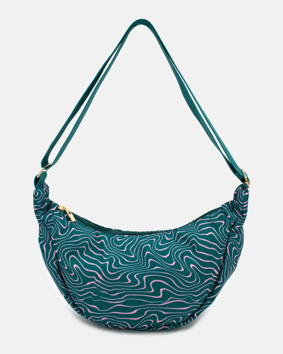 Kind Bag Contours Green crossbody skulderveske resirkulert 5 kg