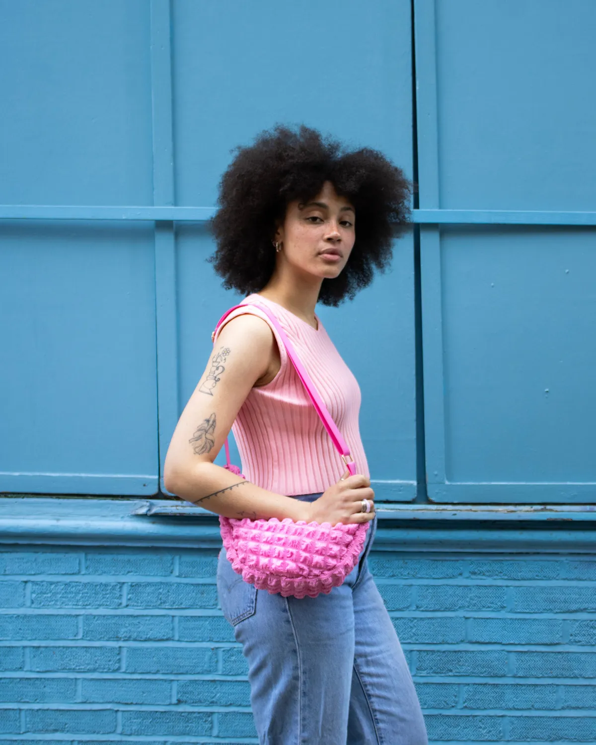 Kind Bag Crossbody Bag rosa skulderveske resirkulert
