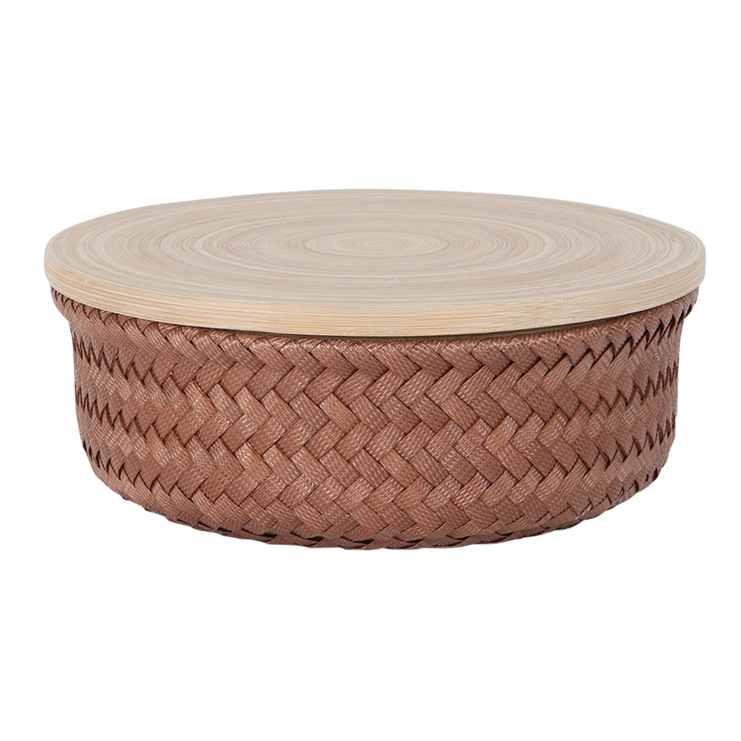 Handed By Wonder oppbevaringskurv sienna XS/S/M 3-pak med lokk