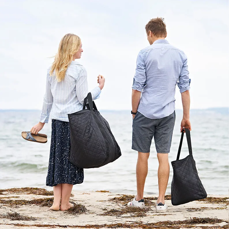 CPH Bags skulderveske sort 44 cm quiltet hverdags
