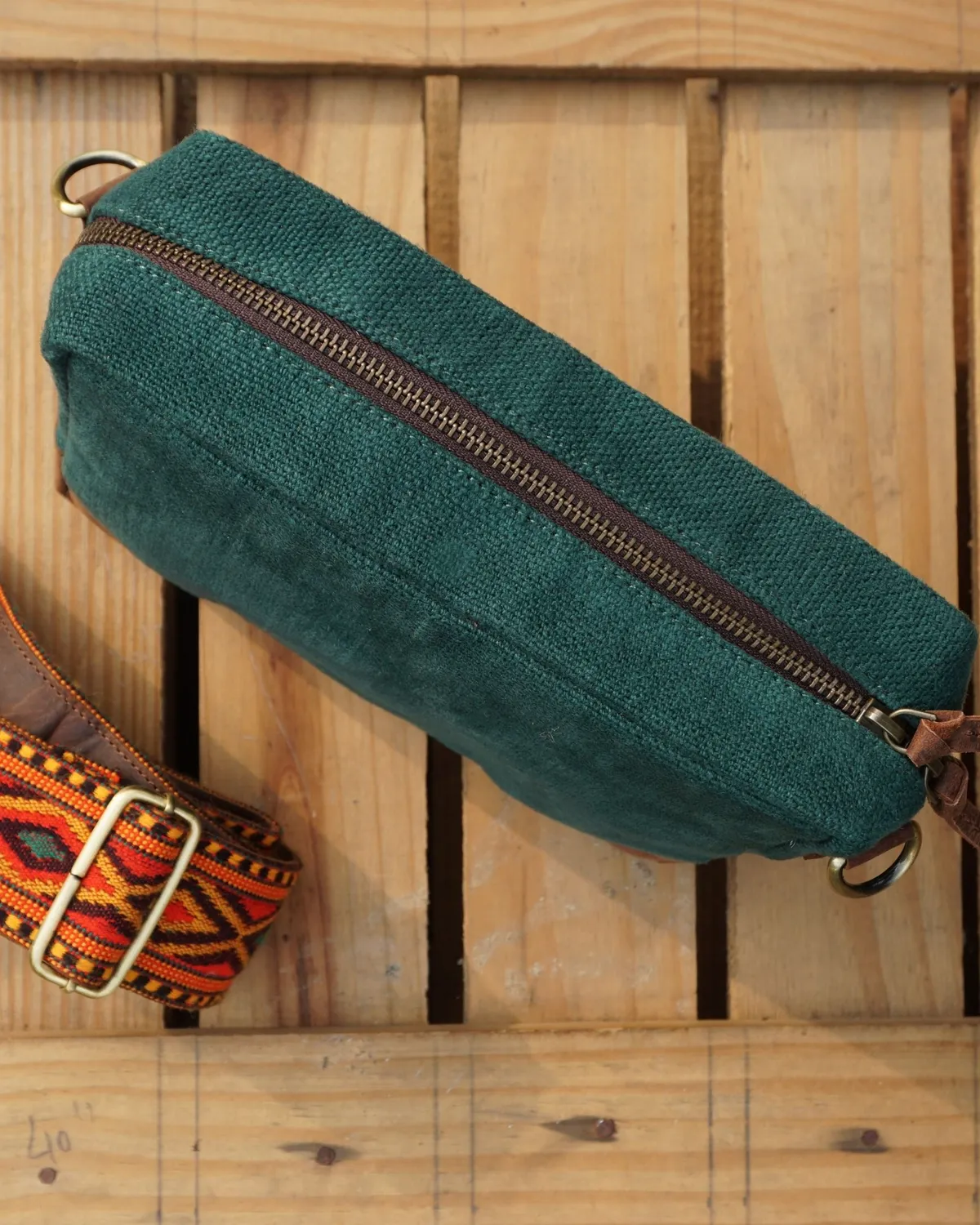 The Burlap People Magic Box skulderveske svart