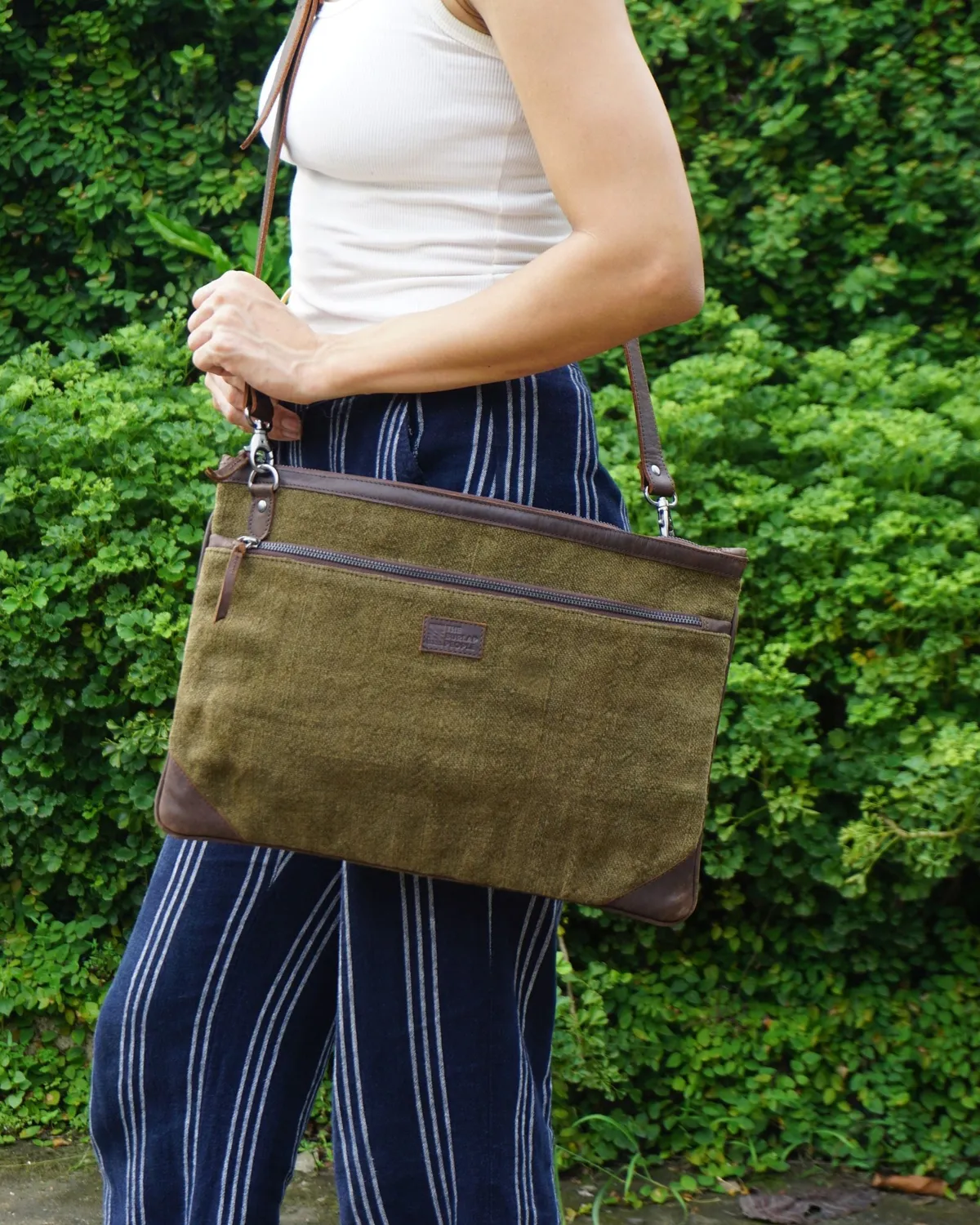 The Burlap People Laptop Sleeve pc-veske skinnfor