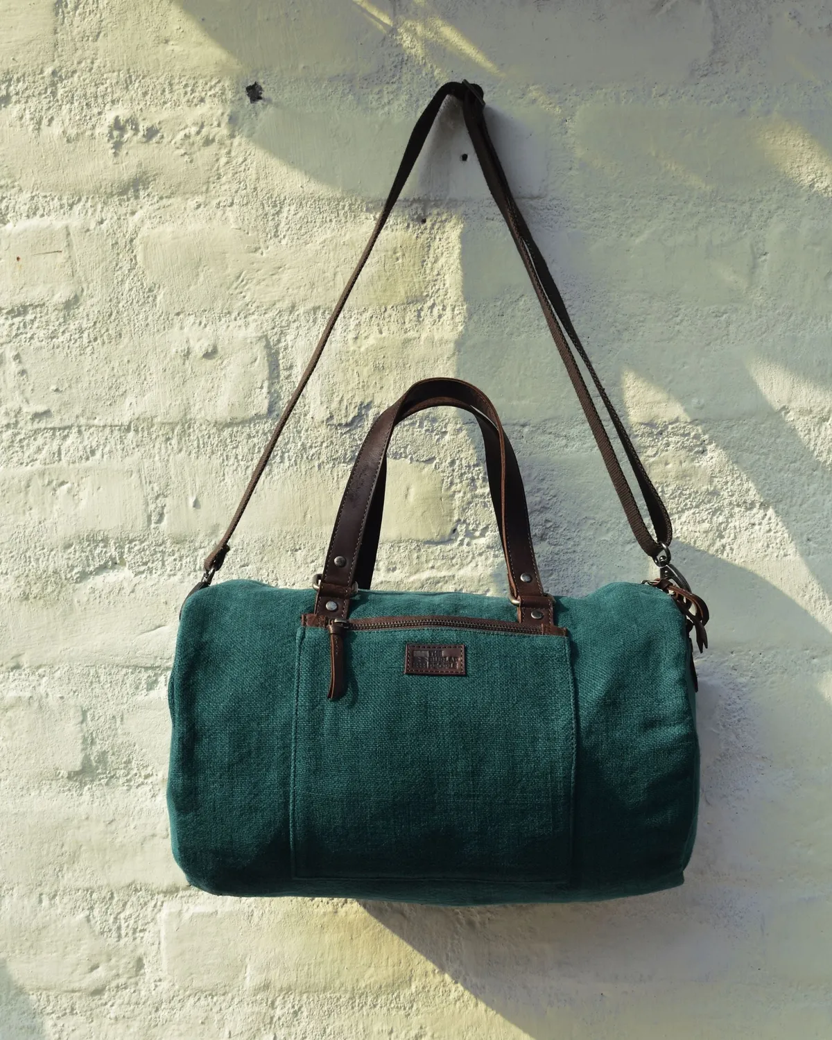 The Burlap People Mini Duffel treningsbag svart kompakt