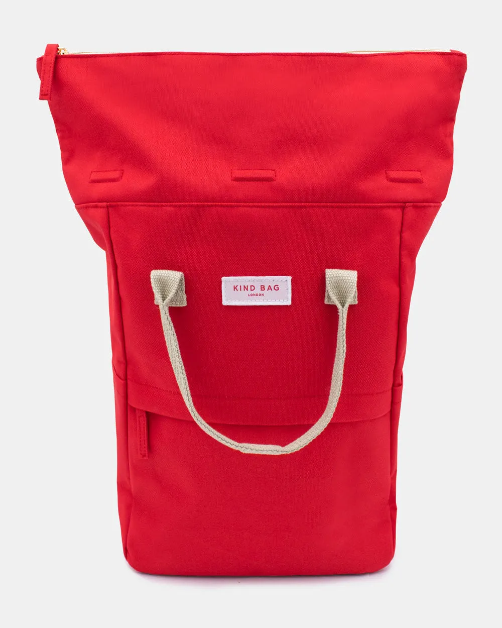 Kind Bag Hackney Backpack Medium ryggsekk poppy red vanntett