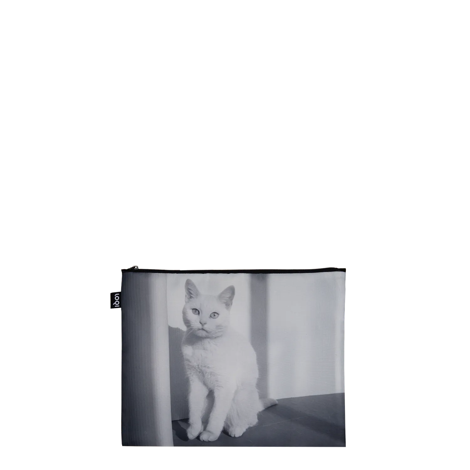 LOQI Eileen Agar Bella Cat Dandy Bulldog glidelåslommer resirkulert