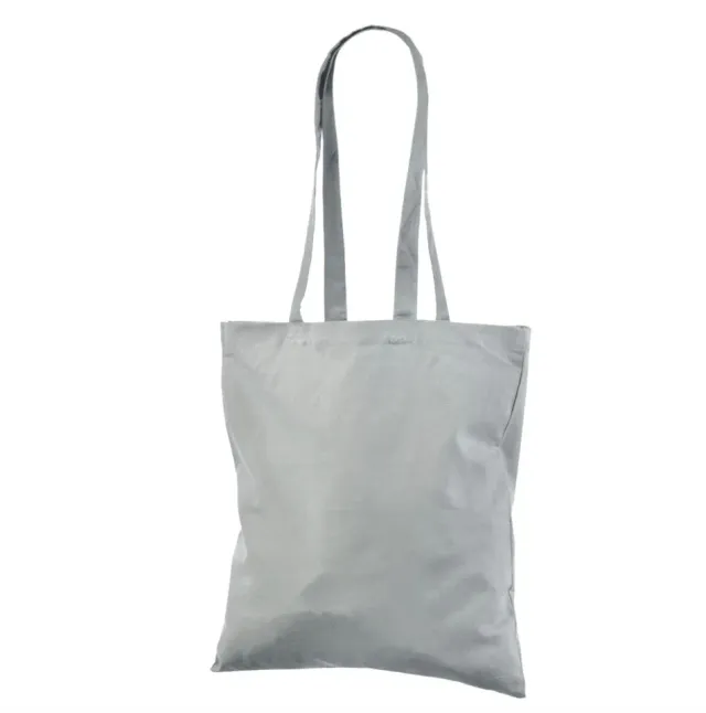 Handlenett CotGray3842 konferansepose grå 38×42 cm bomull
