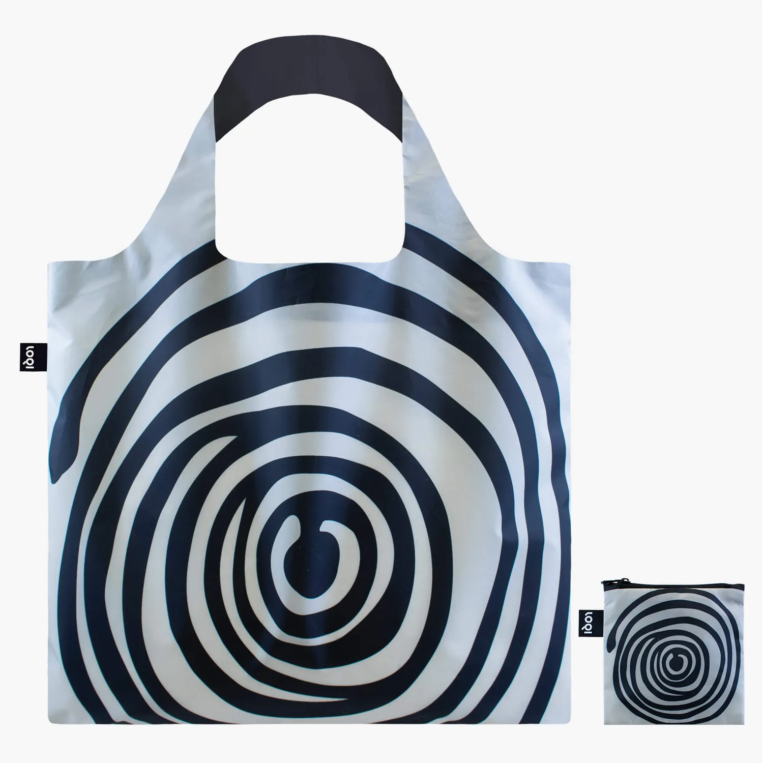 LOQI Louise Bourgeois Spiral Black handlenett svart
