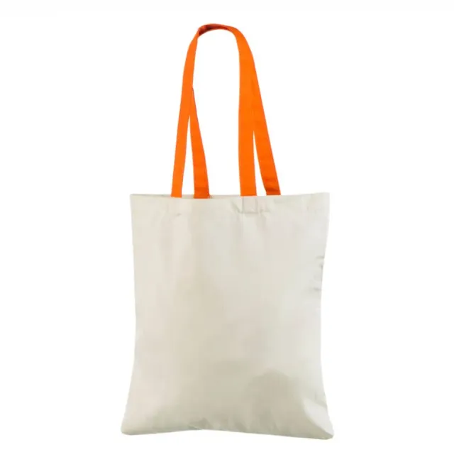 Handlenett Orange Hand handlenett naturhvit oransje 240 g
