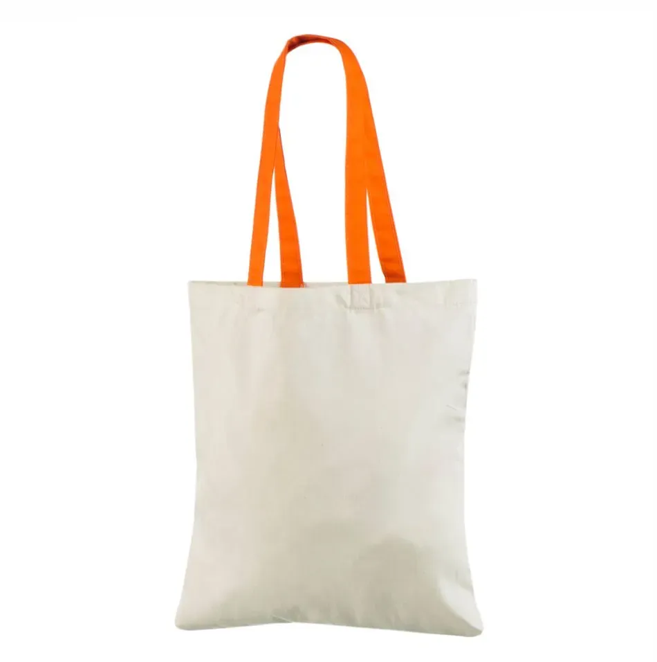 Handlenett Orange Hand handlenett naturhvit oransje 240 g