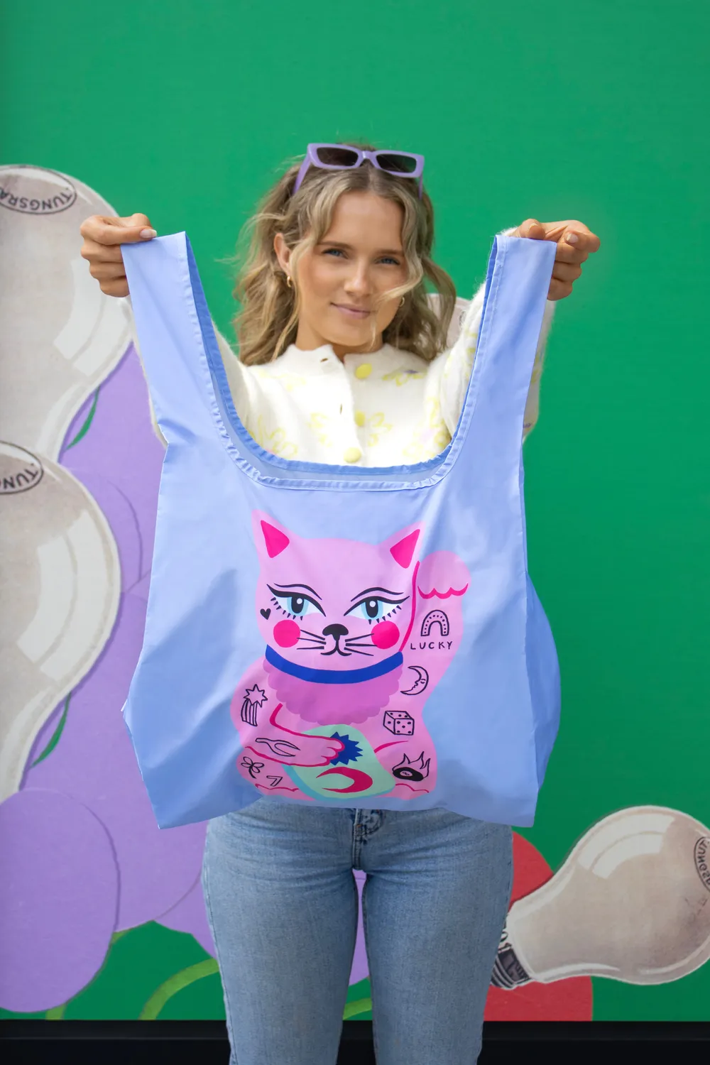 Kind Bag Amy Hastings Lucky Cat Medium handlenett