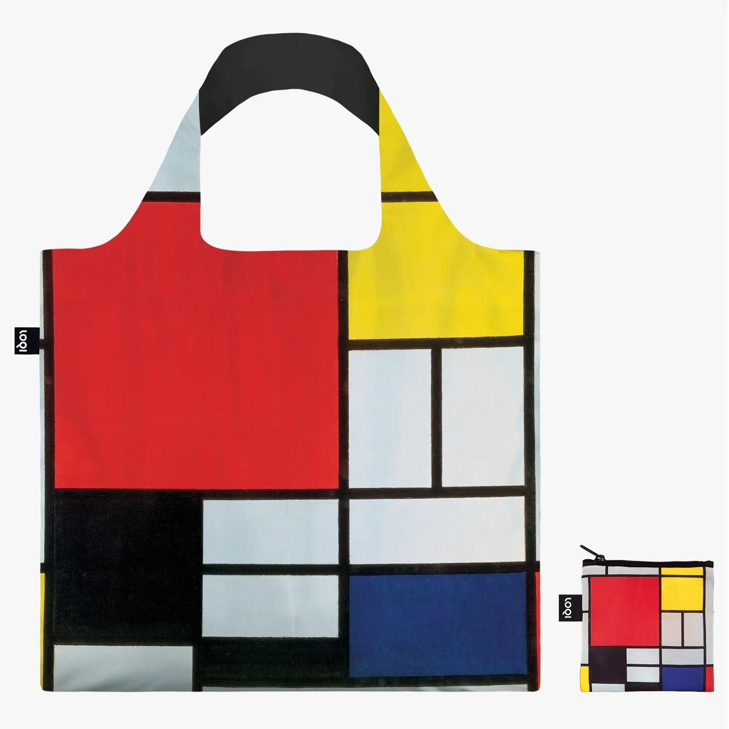 LOQI Mondrian Composition handlenett resirkulert
