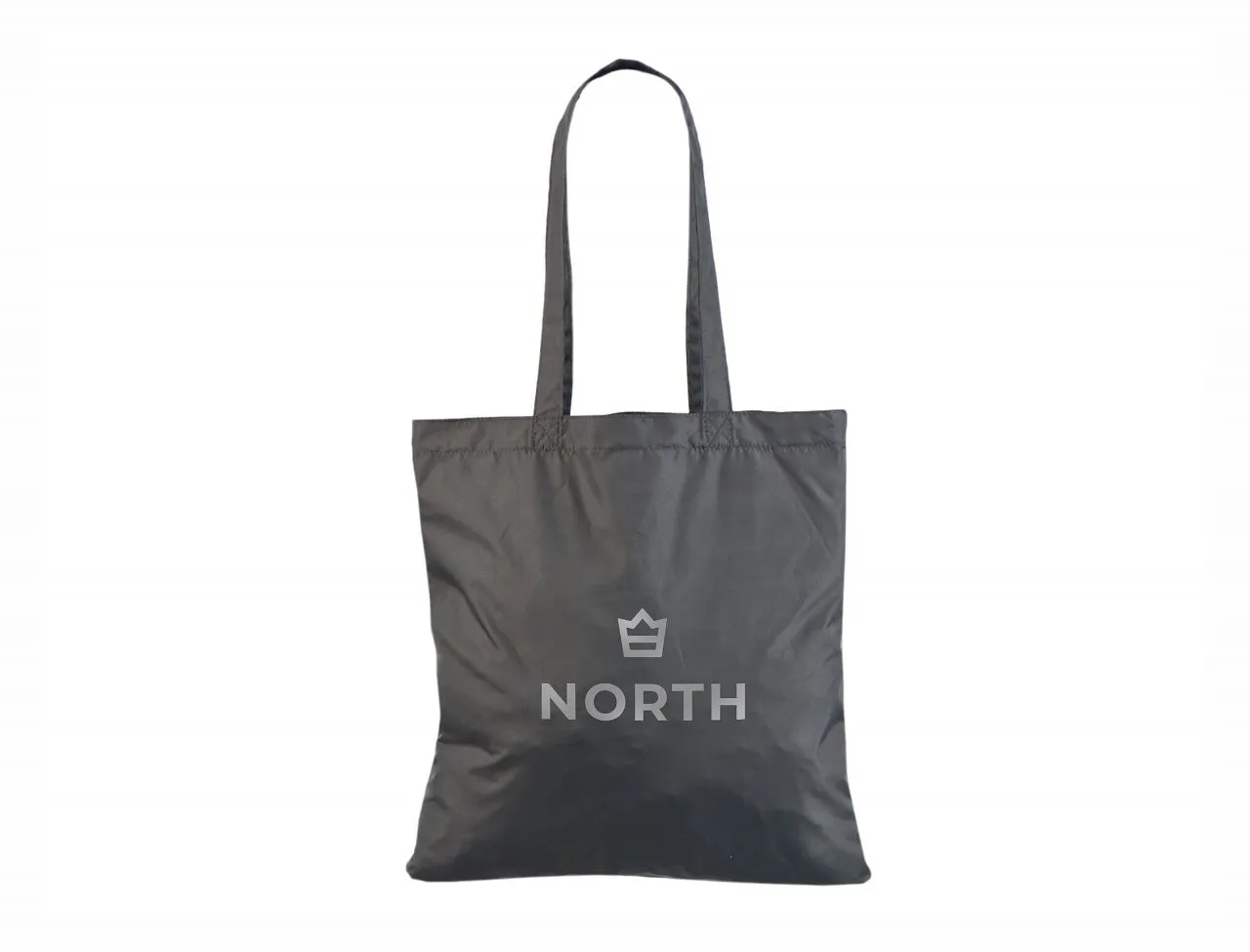 Handlenett NylGrey handlenett grå nylon vannavstøtende 38x40
