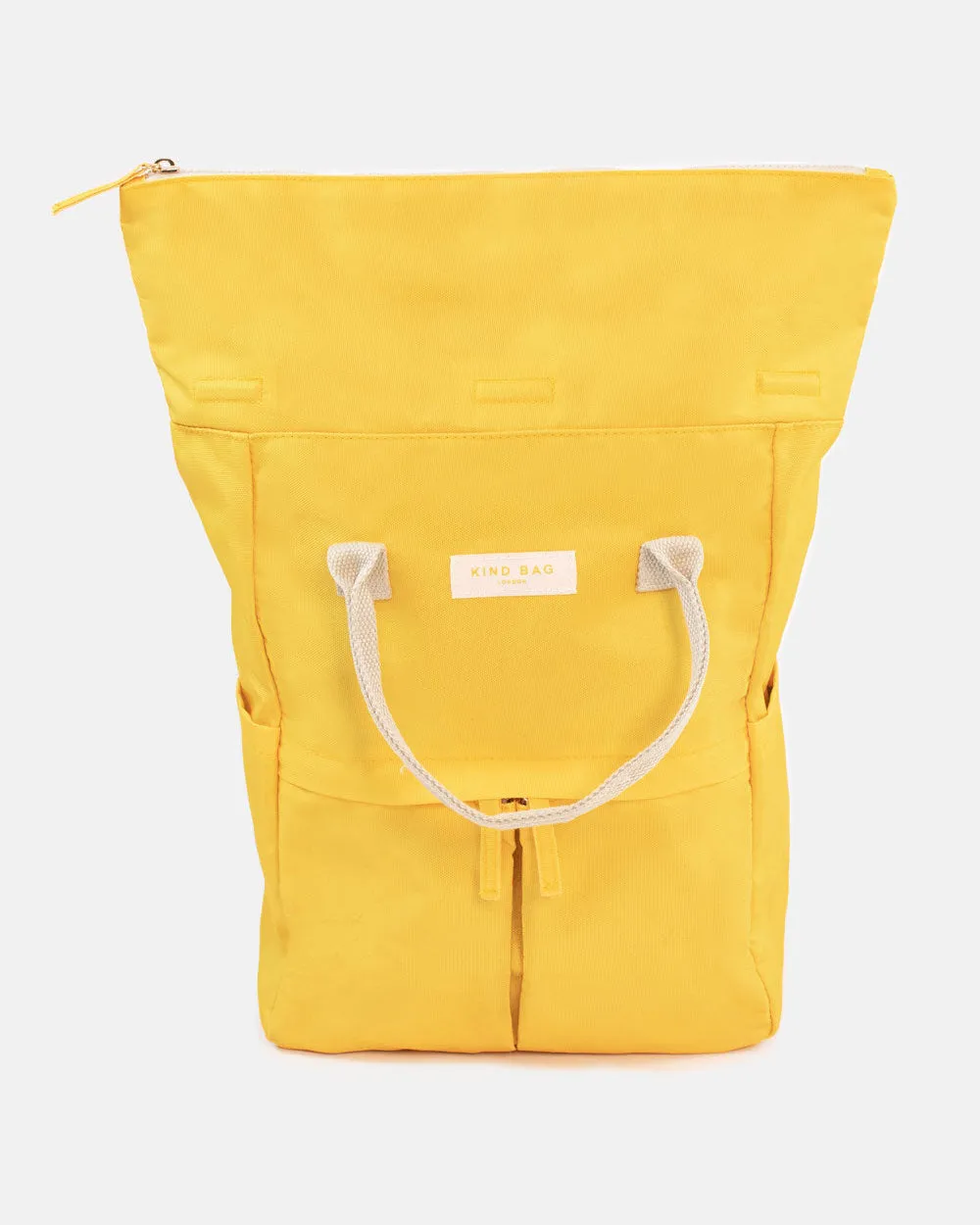 Kind Bag Hackney Medium ryggsekk tuscan gul resirkulert