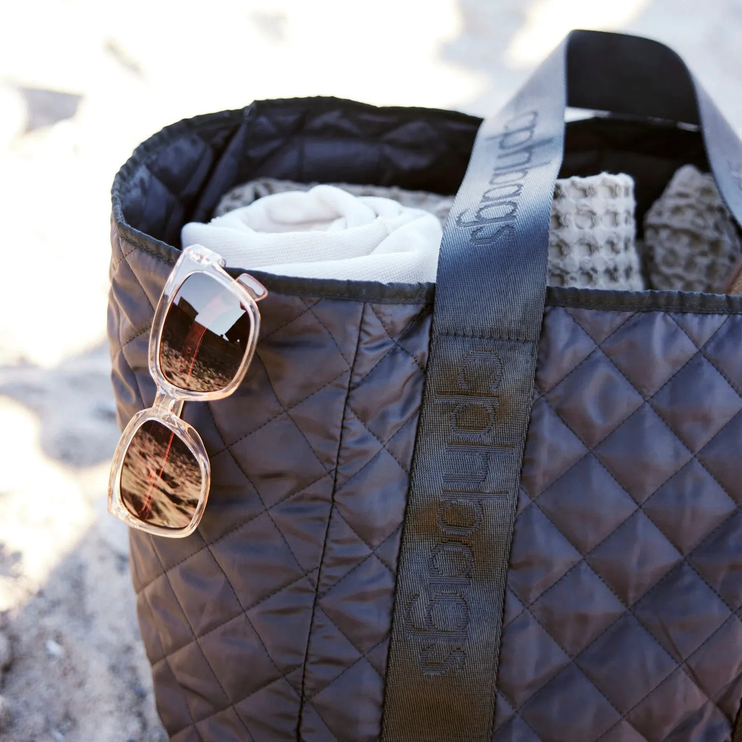 CPH Bags Strand strandveske sort 56 cm