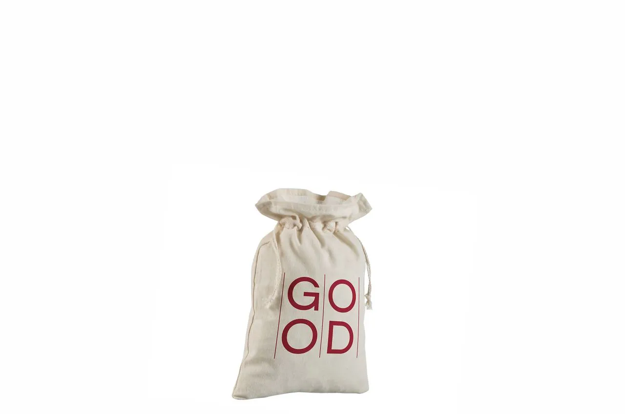 Handlenett Stringpouch_2030_uk bomullspose naturhvit 20×30 cm